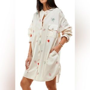 Hollyanne Dress Strawberry Fields Forever in Ivory